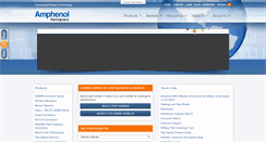 Desktop Screenshot of amphenol-aerospace.com